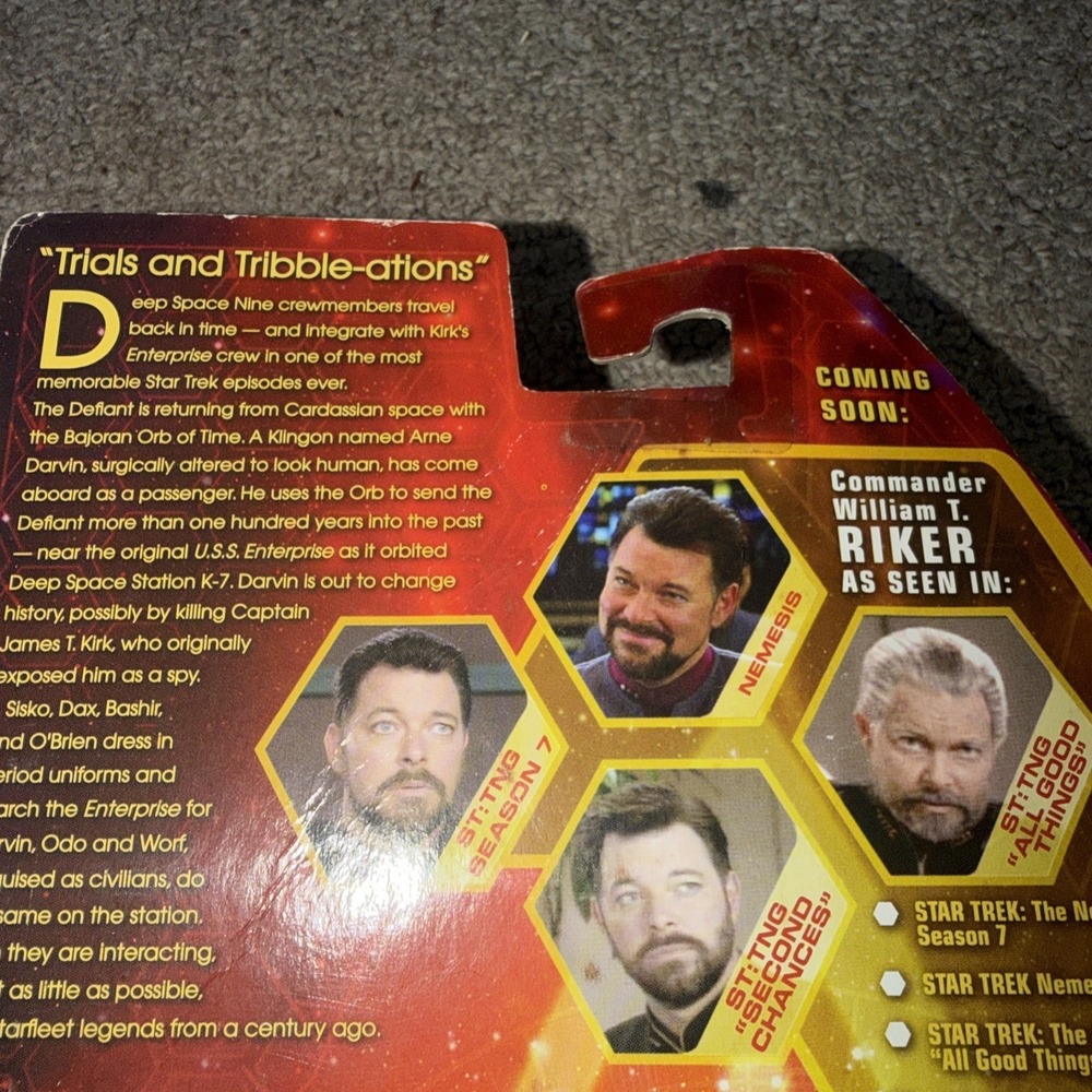 Star Trek DS9 Dr Julian Bashir Trials & Tribble Actions Diamond Select 2005 NIB - Picture 6 of 6